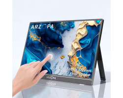 Монітор 15.6&Prime; Arzopa A1T Touch Screen, Black, WLED