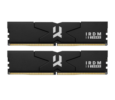 DDR5 16Gb x 2 (32Gb Kit), 5600 MHz, Goodram IRDM, Black, (IR-5600D564L36S/ 32GDC)