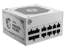 Блок живлення 850 Вт, MSI MAG A850GL PCIE5, White, модульний, 80+ Gold