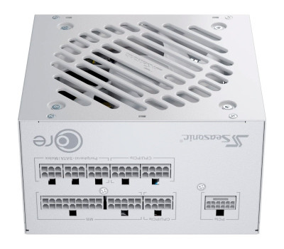 Блок живлення 850 Вт, Seasonic Core GX ATX 3.1, White, модульний, 80+ Gold, (CORE GX-850-ATX3 WHITE)