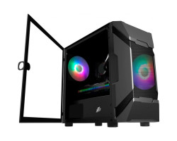 Корпус 1stPlayer D3-A, Black, без БЖ, Mini Tower, Micro ATX -foto2