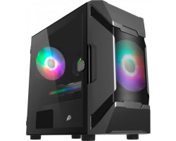Корпус 1stPlayer D3-A, Black, без БЖ, Mini Tower, Micro ATX 