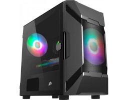 Корпус 1stPlayer D3-A, Black, без БЖ, Mini Tower, Micro ATX 