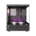 Корпус 1stPlayer Mi7-A-BK-2F7R-1F7, Black, без БЖ, Midi Tower