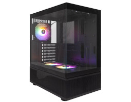 Корпус 1stPlayer Mi7-A-BK-2F7R-1F7, Black, без БЖ, Midi Tower Корпус 1stPlayer Mi7-A-BK-2F7R-1F7, Black, без БЖ, Midi Tower