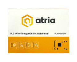 Твердотільний накопичувач SSD 512Gb, Atria X500S, PCI-E 3.0 x4, (ATNVMX500S/ 512)-foto2
