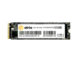 Твердотільний накопичувач SSD 512Gb, Atria X500S, PCI-E 3.0 x4, (ATNVMX500S/ 512)