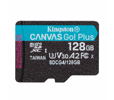 Карта пам`яті microSDXC, 128Gb, Kingston Canvas Go! Plus, Class 10, без адаптера, (SDCG4/ 128GBSP) Карта пам`яті microSDXC, 128Gb, Kingston Canvas Go! Plus, Class 10, без адаптера, (SDCG4/ 128GBSP)