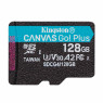 Карта пам`яті microSDXC, 128Gb, Kingston Canvas Go! Plus, Class 10, без адаптера, (SDCG4/ 128GBSP)