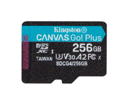 Карта пам`яті microSDXC, 256Gb, Kingston Canvas Go! Plus, Class 10, без адаптера, (SDCG4/ 256GBSP)