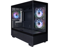 Корпус 1stPlayer Mi5-BK-2FC7R-1FC7, Black, без БЖ, Mini Tower, Micro ATX /  Mini ITX, 1xUSB 3.0 /  1xU-foto3