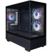 Корпус 1stPlayer Mi5-BK-2FC7R-1FC7, Black, без БЖ, Mini Tower, Micro ATX /  Mini ITX, 1xUSB 3.0 /  1xU