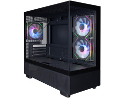 Корпус 1stPlayer Mi5-BK-2FC7R-1FC7, Black, без БЖ, Mini Tower, Micro ATX /  Mini ITX, 1xUSB 3.0 /  1xU-foto3