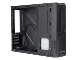 Корпус PrologiX E100 Slim Black, 400W, 80mm, Micro ATX /  Mini ITX, USB3.0 x 2, 100 x 295 x 365, 0.5m-foto2