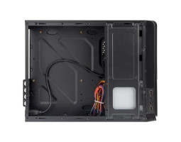 Корпус PrologiX E100 Slim Black, 400W, 80mm, Micro ATX /  Mini ITX, USB3.0 x 2, 100 x 295 x 365, 0.5m-foto3