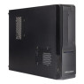 Корпус PrologiX E100 Slim Black, 400W, 80mm, Micro ATX /  Mini ITX, USB3.0 x 2, 100 x 295 x 365, 0.5m