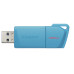 Флеш накопичувач USB 128Gb Kingston DataTraveler Exodia M, Aqua Blue, USB 3.2 Gen 1 (KC-U2L128-7LB)