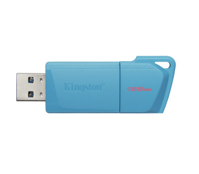 Флеш накопичувач USB 128Gb Kingston DataTraveler Exodia M, Aqua Blue, USB 3.2 Gen 1 (KC-U2L128-7LB)