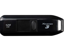 Флеш накопичувач USB 128Gb Patriot Xporter 3, Black, USB 3.2 Gen 1, до 80 МБ/ с (PSF128GX3B3U)