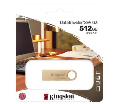 Флеш накопичувач USB 512Gb Kingston DataTraveler SE9 G3, Gold, USB 3.2 Gen 1, (DTSE9G3/ 512GB) Флеш накопичувач USB 512Gb Kingston DataTraveler SE9 G3, Gold, USB 3.2 Gen 1, (DTSE9G3/ 512GB)