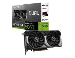 Відеокарта GeForce RTX 5060, Asus, DUAL OC, 8Gb GDDR7, 128-bit, (DUAL-RTX5060-O8G) Відеокарта GeForce RTX 5060, Asus, DUAL OC, 8Gb GDDR7, 128-bit, (DUAL-RTX5060-O8G)