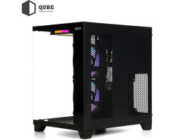 Корпус Qube REEF ARGB, Black, MiniTower, без БЖ, (REEF_GMNU3)-foto2