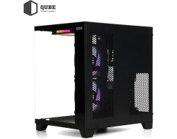 Корпус Qube REEF ARGB, Black, MiniTower, без БЖ, (REEF_GMNU3)-foto2