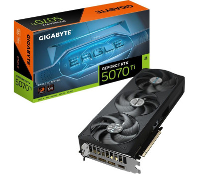 Відеокарта GeForce RTX 5070 Ti, Gigabyte, EAGLE OC SFF, 16Gb GDDR7, 256-bit, (GV-N507TEAGLE OC-16GD)