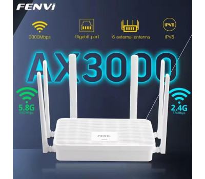 Роутер Fenvi FV-AX3000WR, White, WiFi 6