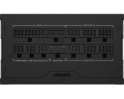 Блок живлення 1000 Вт, Gigabyte AORUS ELITE P1000W, Black, модульний, (GP-AE1000PM PG5)-foto3