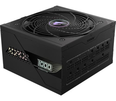 Блок живлення 1000 Вт, Gigabyte AORUS ELITE P1000W, Black, модульний, (GP-AE1000PM PG5)