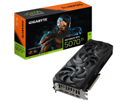 Відеокарта GeForce RTX 5070 Ti, Gigabyte, WINDFORCE OC SFF, 16Gb GDDR7, 256-bit (GV-N507TWF3OC-16GD)