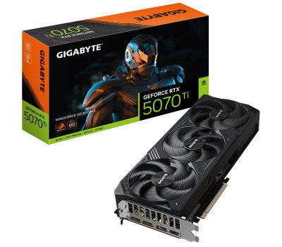 Відеокарта GeForce RTX 5070 Ti, Gigabyte, WINDFORCE OC SFF, 16Gb GDDR7, 256-bit (GV-N507TWF3OC-16GD) Відеокарта GeForce RTX 5070 Ti, Gigabyte, WINDFORCE OC SFF, 16Gb GDDR7, 256-bit (GV-N507TWF3OC-16GD)