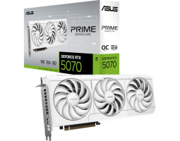 Відеокарта GeForce RTX 5070, ASUS, PRIME OC (WE), 12Gb GDDR7, 192-bit, (PRIME-RTX5070-O12G-WHITE) Відеокарта GeForce RTX 5070, ASUS, PRIME OC (WE), 12Gb GDDR7, 192-bit, (PRIME-RTX5070-O12G-WHITE)