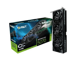Відеокарта GeForce RTX 5070, Palit, Infinity 3 OC, 12Gb GDDR7, 192-bit, (NE75070S19K9-GB2050S)-foto3