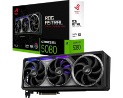 Відеокарта GeForce RTX 5080, Asus, ROG Astral OC, 16Gb GDDR7, 256-bit, ROG-ASTRAL-RTX5080-O16G