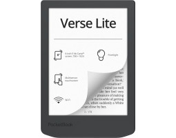 Електронна книга 6&Prime; PocketBook Verse Lite, Midnight Grey, WiFi, (PB619-T-CIS)