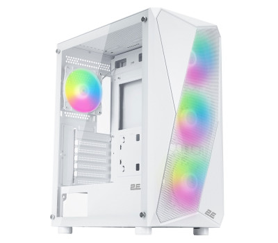 Корпус 2E Gaming Aruba (G3313W), White, без БЖ, Mid Tower, (2E-G3313W)