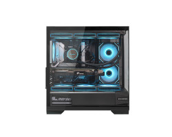 Корпус ALmordor QX25M LCD Black, без БЖ, (ALQX25MBK_LCD)