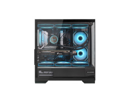 Корпус ALmordor QX25M LCD Black, без БЖ, (ALQX25MBK_LCD)