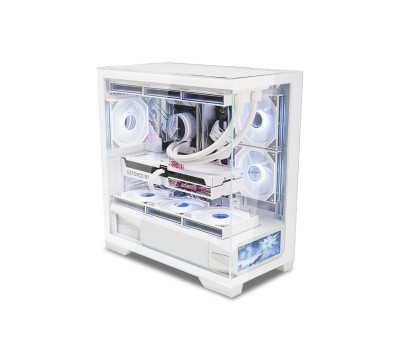 Корпус ALmordor QX25M LCD White, без БЖ, (ALQX25MWH_LCD)
