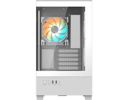 Корпус Gigabyte C201 PANORAMIC ICE, White, Mid Tower, (GB-C201PI)-foto3