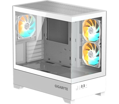 Корпус Gigabyte C201 PANORAMIC ICE, White, Mid Tower, (GB-C201PI)