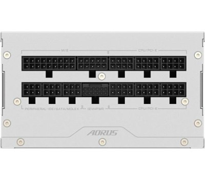 Блок живлення 1000 Вт, Gigabyte AORUS ELITE P1000W, White, модульний, (GP-AE1000PM PG5 ICE) Блок живлення 1000 Вт, Gigabyte AORUS ELITE P1000W, White, модульний, (GP-AE1000PM PG5 ICE)