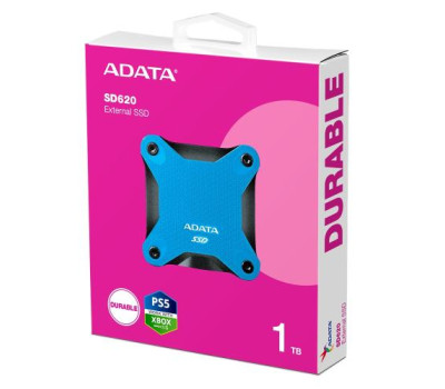 Зовнішній накопичувач SSD, 1Tb, ADATA SD620, Blue, USB 3.2 (Gen 2), (SD620-1TCBL)