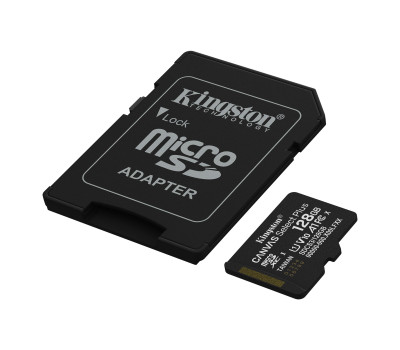 Карта пам`яті microSDXC, 128Gb, Kingston Canvas Select Plus, SD адаптер, (SDCS3/ 128GB) Карта пам`яті microSDXC, 128Gb, Kingston Canvas Select Plus, SD адаптер, (SDCS3/ 128GB)