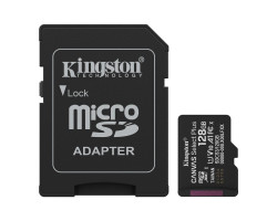 Карта пам`яті microSDXC, 128Gb, Kingston Canvas Select Plus, SD адаптер, (SDCS3/ 128GB)