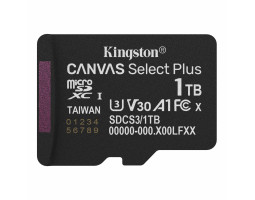 Карта пам`яті microSDXC, 1Tb, Kingston Canvas Select Plus, без адаптера, (SDCS3/ 1TBSP) Карта пам`яті microSDXC, 1Tb, Kingston Canvas Select Plus, без адаптера, (SDCS3/ 1TBSP)
