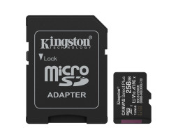 Карта пам`яті microSDXC, 256Gb, Kingston Canvas Select Plus, SD адаптер, (SDCS3/ 256GB)