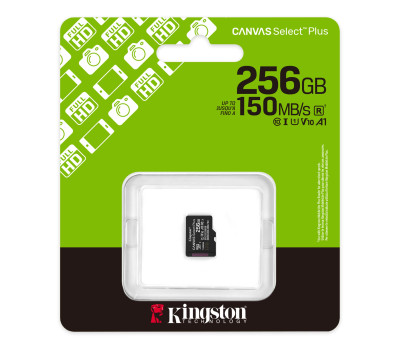 Карта пам`яті microSDXC, 256Gb, Kingston Canvas Select Plus, без адаптера, (SDCS3/ 256GBSP) Карта пам`яті microSDXC, 256Gb, Kingston Canvas Select Plus, без адаптера, (SDCS3/ 256GBSP)